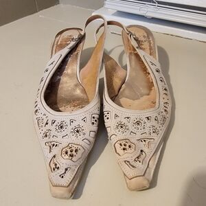 Hispanitas, Euro 40 (81/2-9), White Sling Back